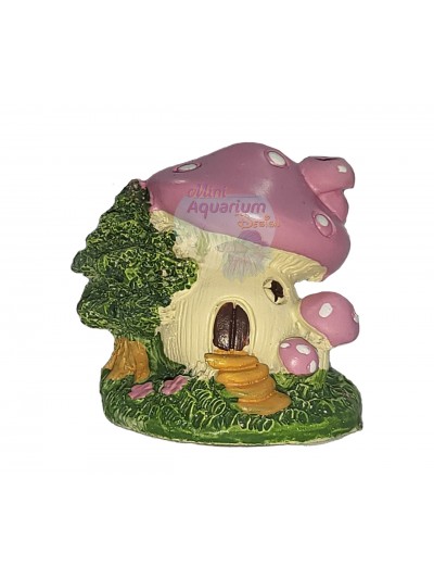 Mushroom House - Pink